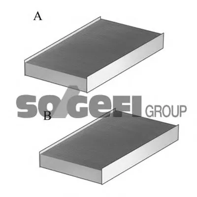 Фильтр, воздух во внутренном пространстве PURFLUX купить