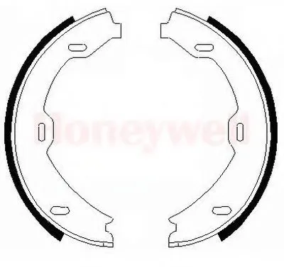 Комплект тормозных колодок, стояночная тормозная система JURID купить