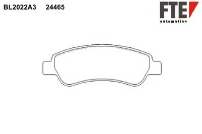 Комплект тормозных колодок, дисковый тормоз FTE купить