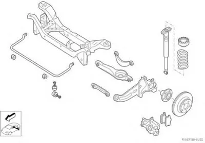 Рулевое управление; Подвеска колеса HERTH+BUSS JAKOPARTS купить