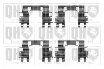 Комплектующие, колодки дискового тормоза QUINTON HAZELL купить