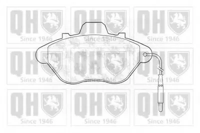 Комплект тормозных колодок, дисковый тормоз QUINTON HAZELL купить