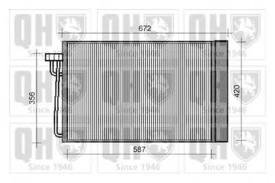 Конденсатор, кондиционер QUINTON HAZELL купить