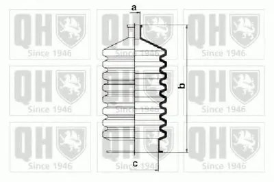 Комплект пылника, рулевое управление QUINTON HAZELL купить