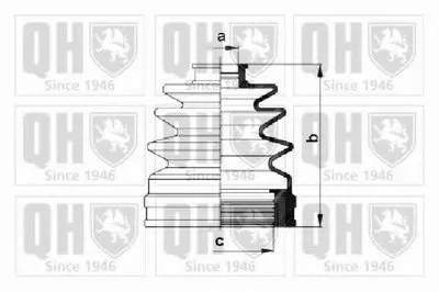 Комплект пылника, приводной вал QUINTON HAZELL купить