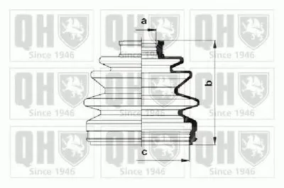 Комплект пылника, приводной вал QUINTON HAZELL купить