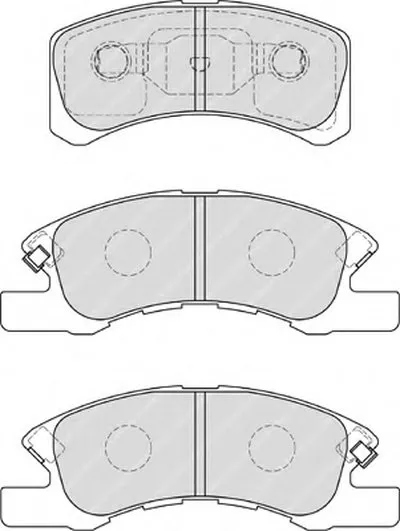 Комплект тормозных колодок, дисковый тормоз PREMIER FERODO купить