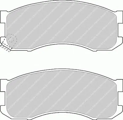 Комплект тормозных колодок, дисковый тормоз PREMIER FERODO купить