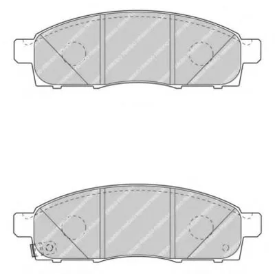 Комплект тормозных колодок, дисковый тормоз PREMIER FERODO купить