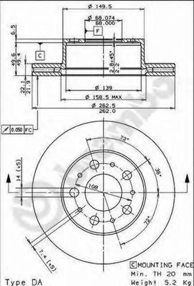 Тормозной диск AP купить