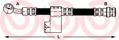 Тормозной шланг BREMBO купить