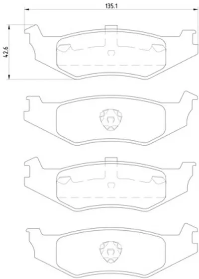 Комплект тормозных колодок, дисковый тормоз MINTEX купить