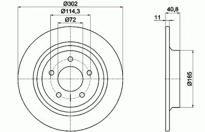 Тормозной диск MINTEX купить