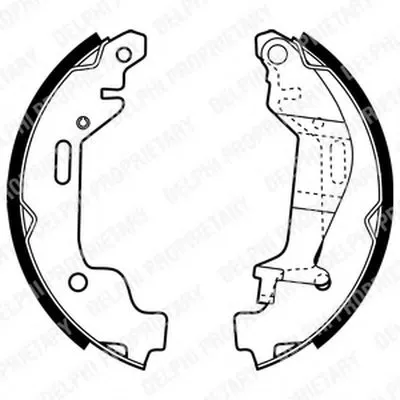 Комплект тормозных колодок DELPHI купить