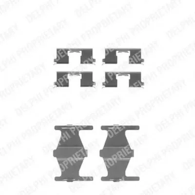 Комплектующие, колодки дискового тормоза DELPHI купить