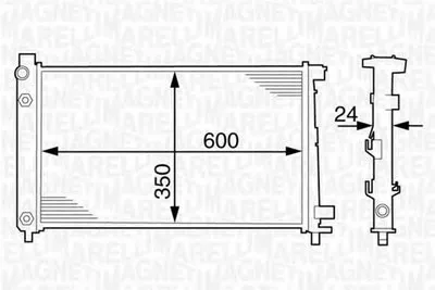 Радиатор, охлаждение двигателя MAGNETI MARELLI купить