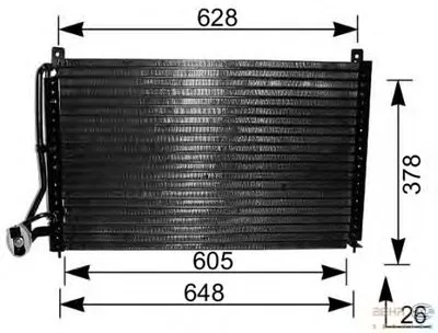 Конденсатор, кондиционер BEHR HELLA SERVICE купить