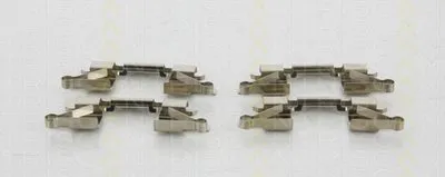 Комплектующие, колодки дискового тормоза TRISCAN купить