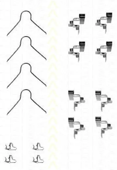 Комплектующие, колодки дискового тормоза TRISCAN купить