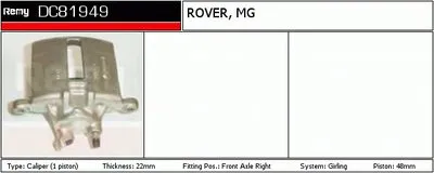 Тормозной суппорт Remanufactured REMY (Multiline) DELCO REMY купить