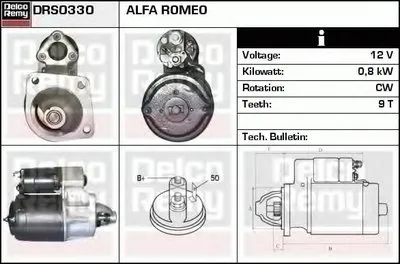 Стартер Remanufactured REMY (Light Duty) DELCO REMY купить