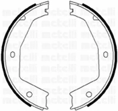 Комплект тормозных колодок, стояночная тормозная система METELLI купить