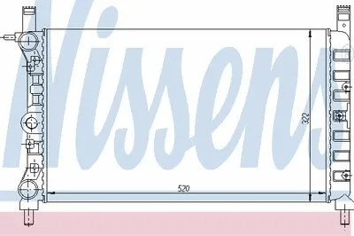 Радиатор, охлаждение двигателя NISSENS купить