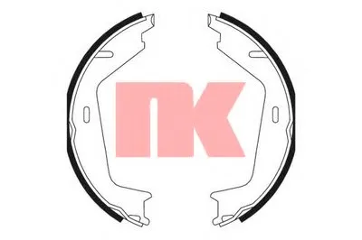Комплект тормозных колодок, стояночная тормозная система NK купить