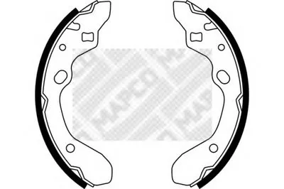 Комплект тормозных колодок MAPCO купить