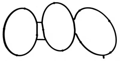 Прокладка, впускной / выпускной коллектор; Прокладка, впускной коллектор AJUSA купить