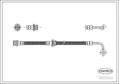 Тормозной шланг CORTECO купить