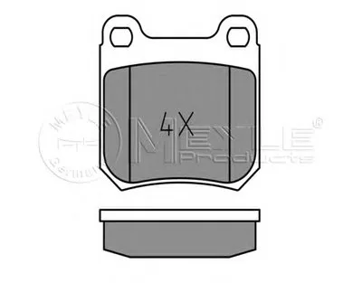 Комплект тормозных колодок, дисковый тормоз MEYLE купить