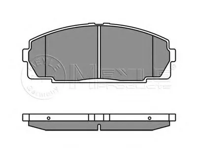 Комплект тормозных колодок, дисковый тормоз MEYLE купить