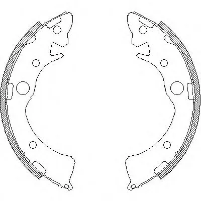 Комплект тормозных колодок REMSA купить