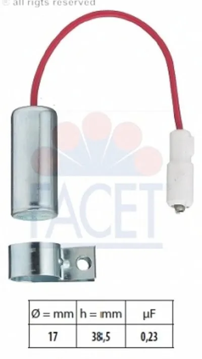 Конденсатор, система зажигания FACET купить