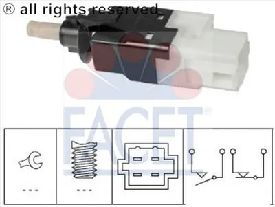 Выключатель фонаря сигнала торможения FACET купить
