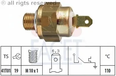 термовыключатель, сигнальная лампа охлаждающей жидкости FACET купить