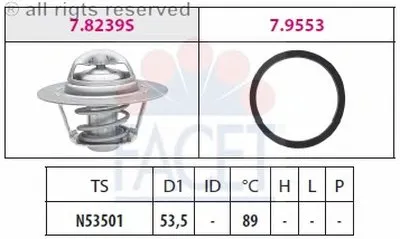Термостат, охлаждающая жидкость FACET купить