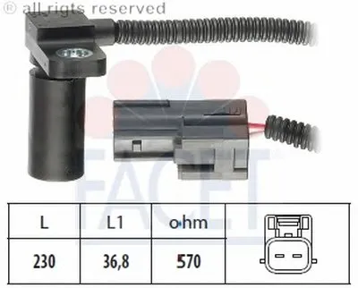 Датчик частоты вращения, автоматическая коробка передач FACET купить