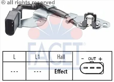 Датчик, положение распределительного вала FACET купить