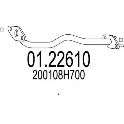 Труба выхлопного газа MTS купить