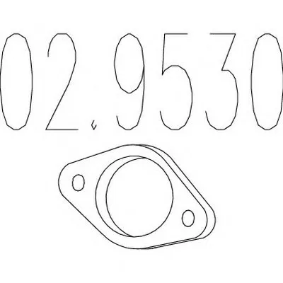 Прокладка, труба выхлопного газа MTS купить