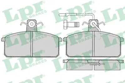 Комплект тормозных колодок, дисковый тормоз LPR купить