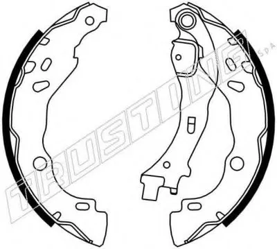 Комплект тормозных колодок TRUSTING купить
