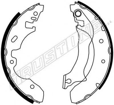 Комплект тормозных колодок REPARATION KIT TRUSTING купить