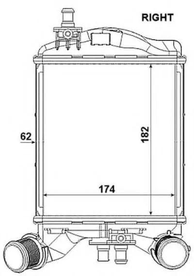 Интеркулер NRF купить