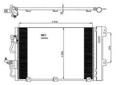 Конденсатор, кондиционер EASY FIT NRF купить