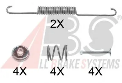 Комплектующие, тормозная колодка A.B.S. купить