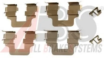 Комплектующие, колодки дискового тормоза A.B.S. купить