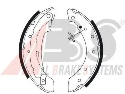 Комплект тормозных колодок A.B.S. купить
